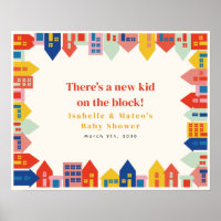 Neues Kind auf der BlockNeighborhood Baby-Dusche