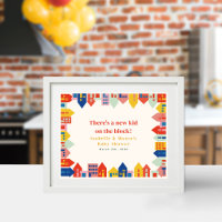 Neues Kind auf der BlockNeighborhood Baby-Dusche