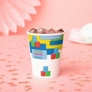 Neues Kind in der Block Adoption Pflege Baby-Party Pappbecher