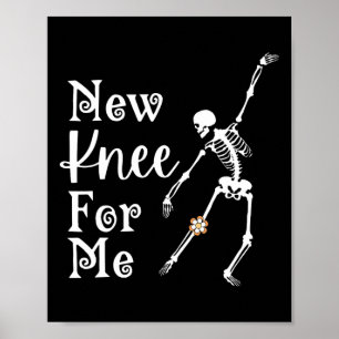 Neues Knie Skelett Knie Erholung Sur Poster