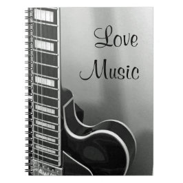 NEUES kundengerechtes Liebe-Musik-Notizbuch Notizblock