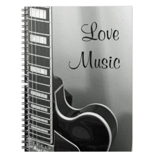 NEUES kundengerechtes Liebe-Musik-Notizbuch Notizblock