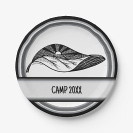 Neues Leaf Horizon Personalisiert Camping Picnic Pappteller