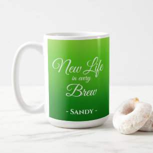 Neues Leben in jeder Bresche Personalisierte Chris Kaffeetasse