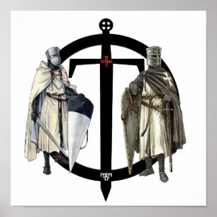 Neues Logo der Templer Poster