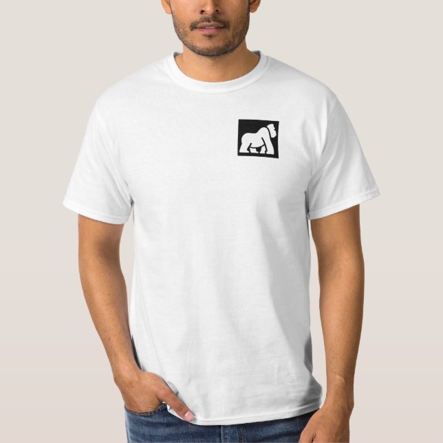 Neues Logo für Gorilla Emoji T-Shirt (Vorderseite)