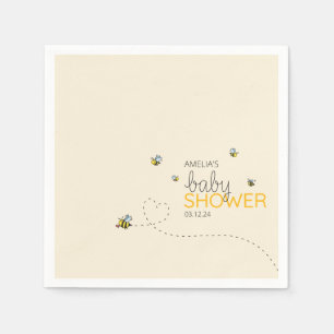 Neues Mama-to-Bee-Duschthema Serviette
