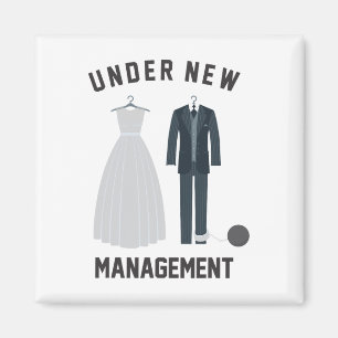 Neues Management für die Eheschließung von Braut u Magnet