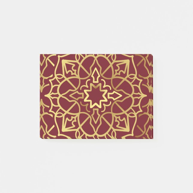 Neues Mandala 4 Post-it Klebezettel (Vorderseite)