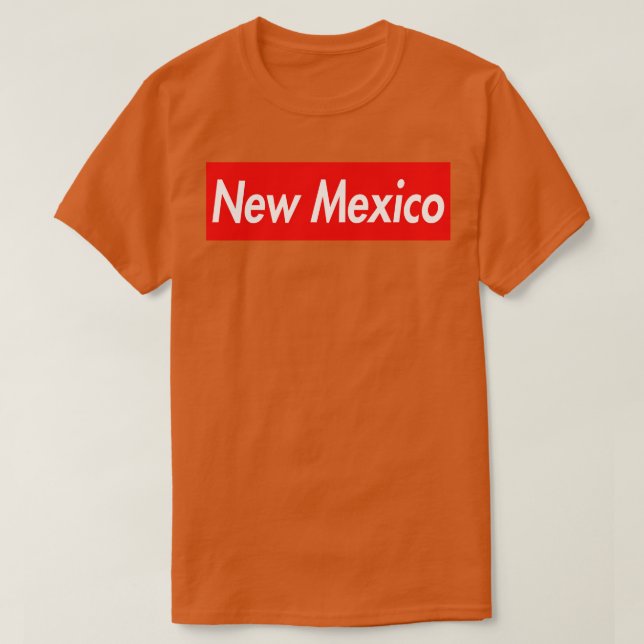 NEUES MEXICO SUPER USA-LOGO T-Shirt (Design vorne)
