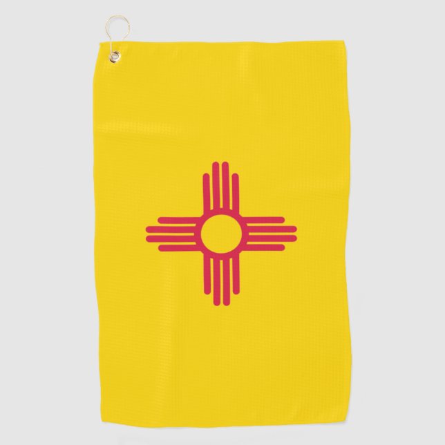 Neues mexikanisches Flag Golf Tower Golfhandtuch (Vorderseite)