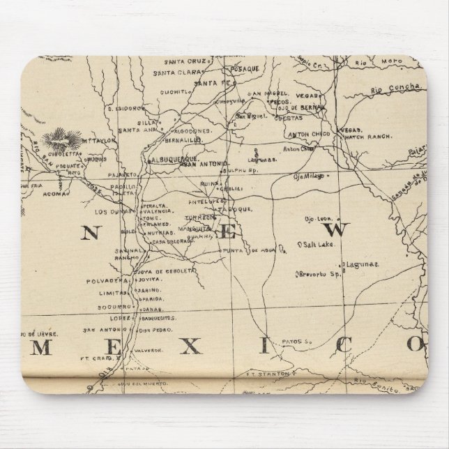 Neues Mexiko 3 Mousepad (Vorne)