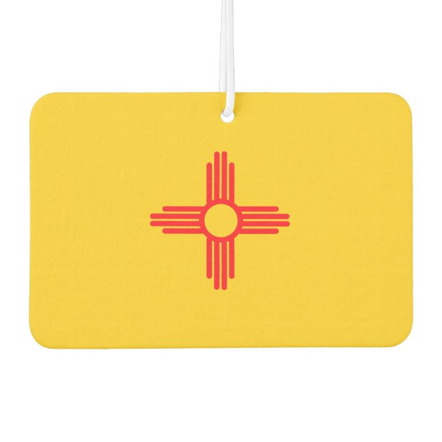 NEUES MEXIKO-Flag - Autolufterfrischer (Vorderseite)