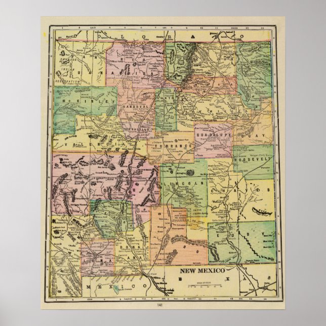 Neues Mexiko Poster (Vorne)