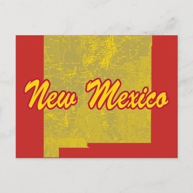 Neues Mexiko Postkarte (Vorderseite)