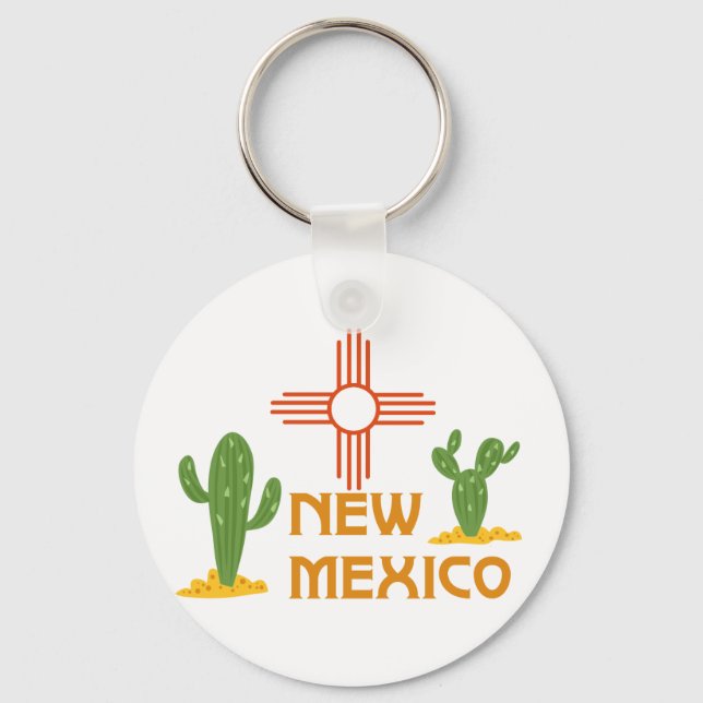 Neues Mexiko Schlüsselanhänger (Vorderseite)