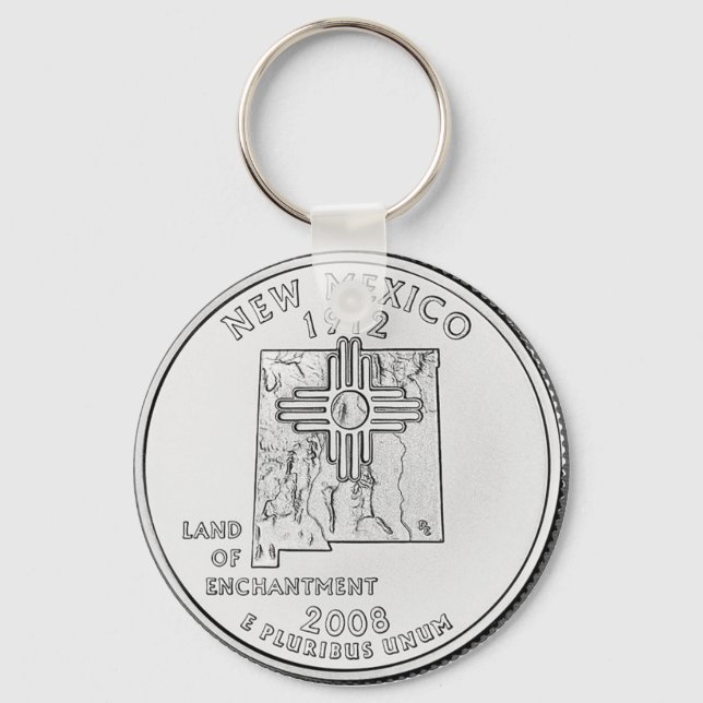 Neues Mexiko Schlüsselanhänger (Vorderseite)