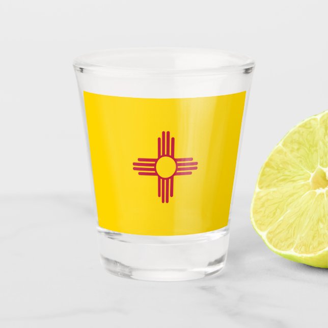 NEUES MEXIKO SCHNAPSGLAS (Vorderseite)