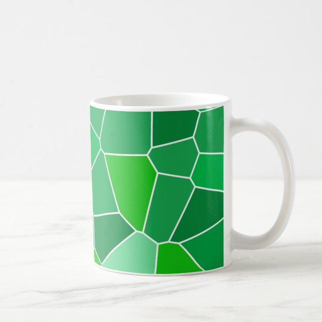 Neues modernes Bio Muster Kaffeetasse (Rechts)