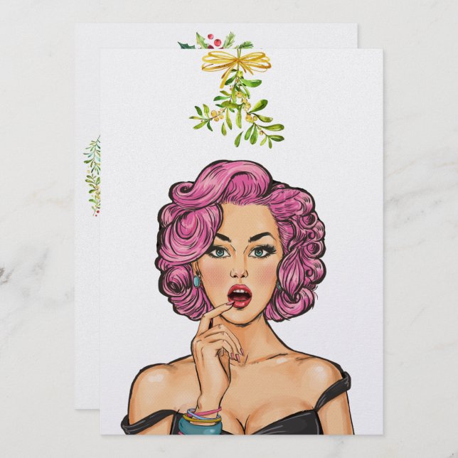 NEUES NEUJAHR ODER FRISCHE EINLADUNG (Vorne/Hinten)