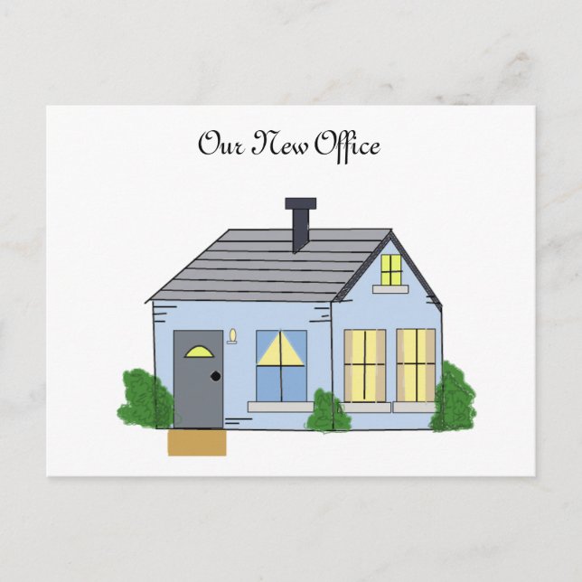 Neues Office-Gebäude Postkarte (Vorderseite)