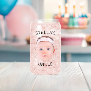 Neues Onkel-Geschenk, Geschenk für das Baby-Gesich Dosenglas