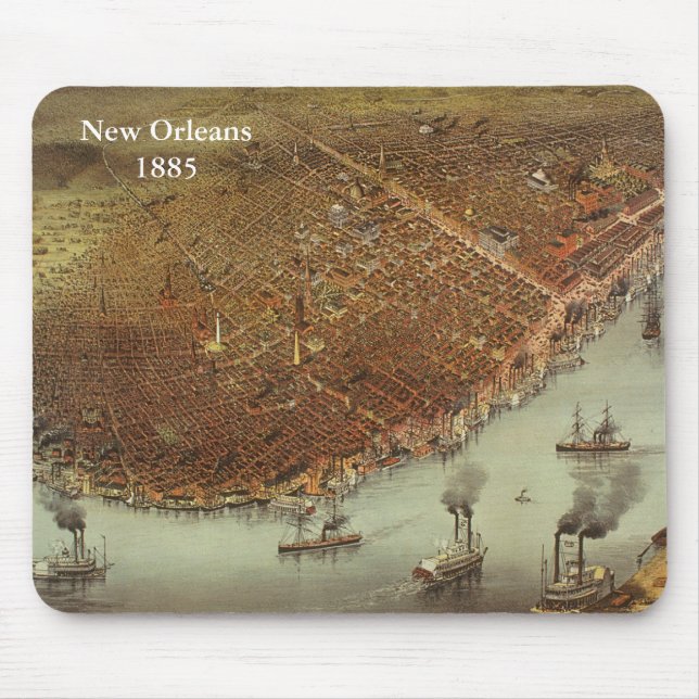 Neues Orleans1885 Mousepad (Vorne)