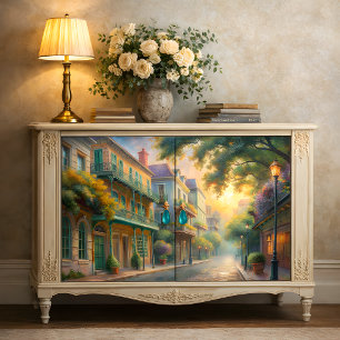 Neues Orleans French Quarter Decoupage Seidenpapier