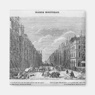 Neues Paris, Ansicht eines Teils von Rivoli Straß Magnet
