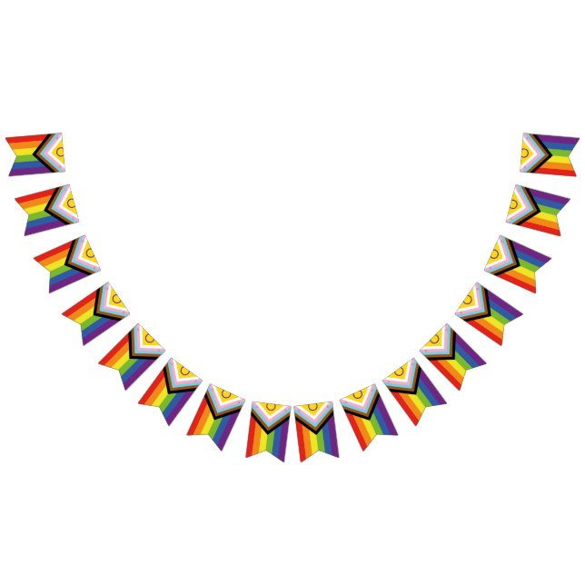 Neues Progress-Prilag-Banner-Banner LGBT-Party Wimpelkette (Alle)