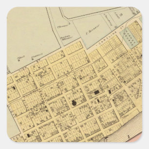 Neues Richmond, Ohio Quadratischer Aufkleber
