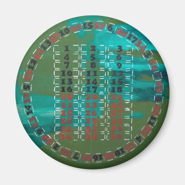 NEUES ROULETTE-MODELL MAGNET (Vorne)