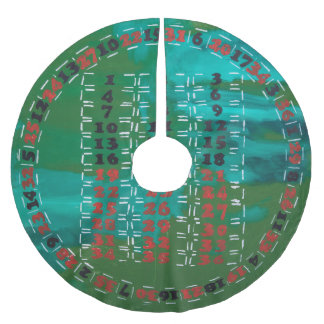 NEUES ROULETTE-MODELL POLYESTER WEIHNACHTSBAUMDECKE