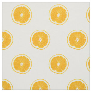 Neues saftiges orange Scheibe-Muster Stoff