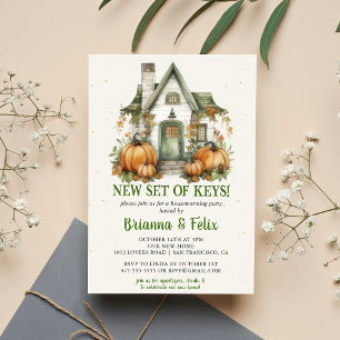 Neues Set der Schlüssel! Halloween-Party Einladung