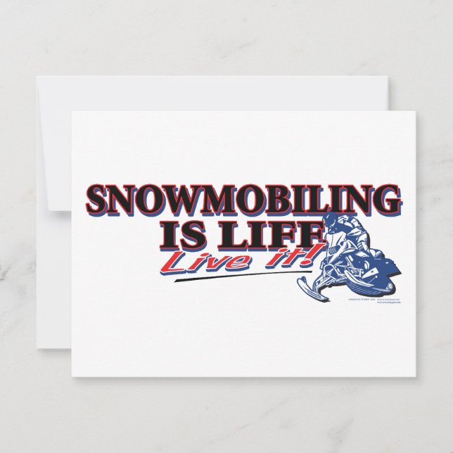 NEUES SNOWMOBILING-IS-LIFE (Vorderseite)