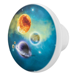 Neues Sonnensystem Keramikknauf