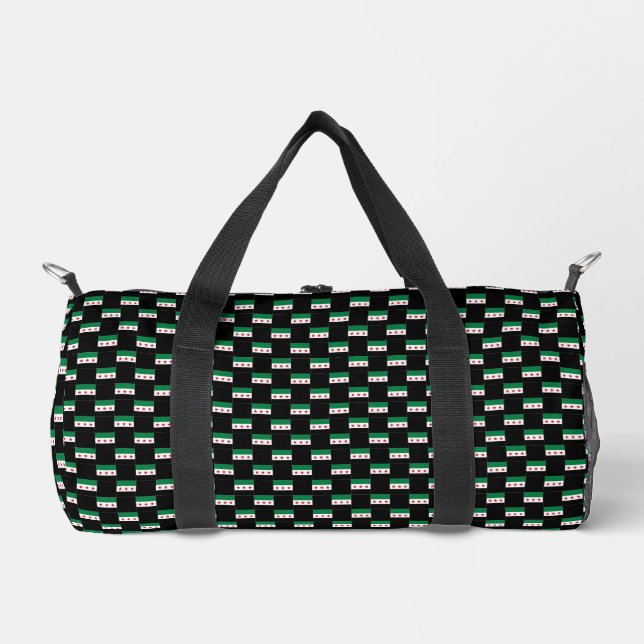 Neues syrisches Flaggenmuster Duffle Bag (Vorderseite)