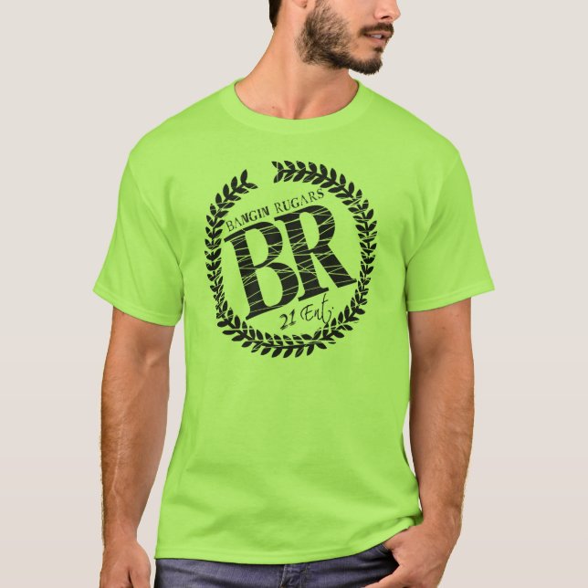 Neues T-Shirt "BR"-Logo (grün) (Vorderseite)