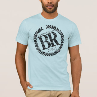 Neues T-Shirt "BR"-Logo (Pulverblau)