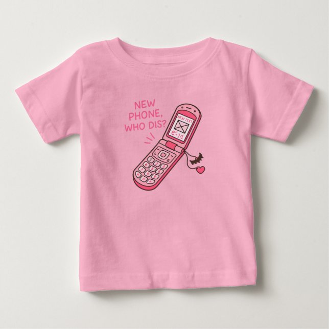 Neues Telefon, Wer ist da? Y2K gedreht T - Shirt (Vorderseite)