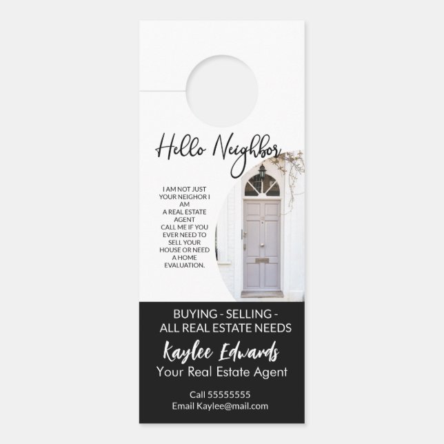 Neues Türhänger für Real Anwesen Agent Türanhänger (Vorderseite)