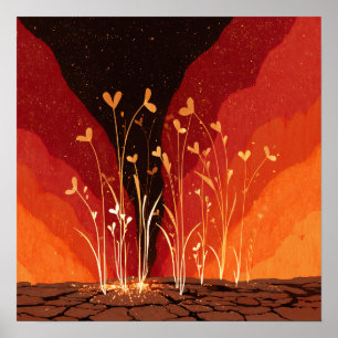 Neues Wachstum - Solarpunk-Poster Poster