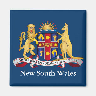 Neues Wales-Wales-Wappen Magnet