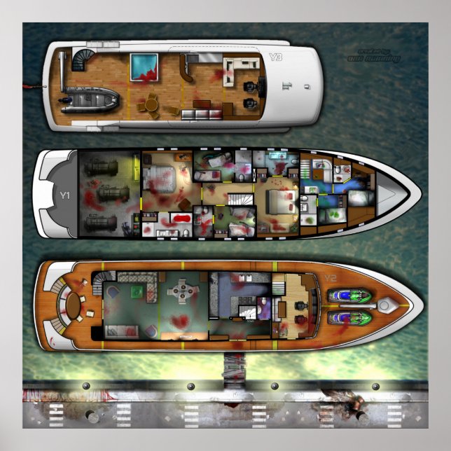 Neues Yachtdesign Poster (Vorne)