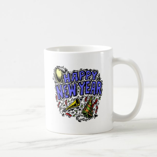 Neues Year' s-Party-Zeit Kaffeetasse (Rechts)