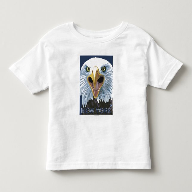 Neues YorkEagle herauf nahes Kleinkind T-shirt (Vorderseite)