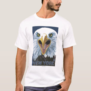 Neues YorkEagle herauf nahes T-Shirt
