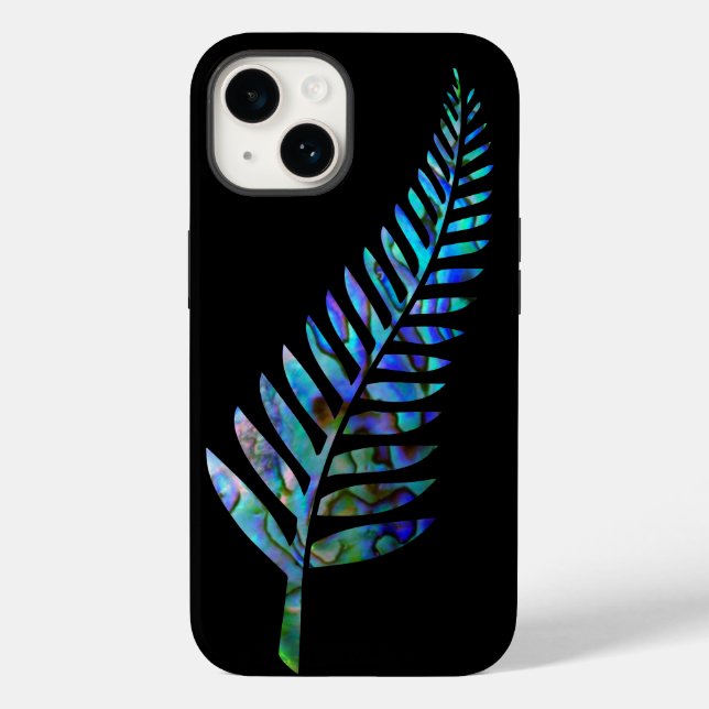 NEUES ZEALAND FERN PAUA Case-Mate iPhone FALL 14 Hülle (Rückseite)