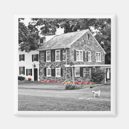 Neues Zuhause-Foto, das Geschenke bewegt - Zeitlos Magnet